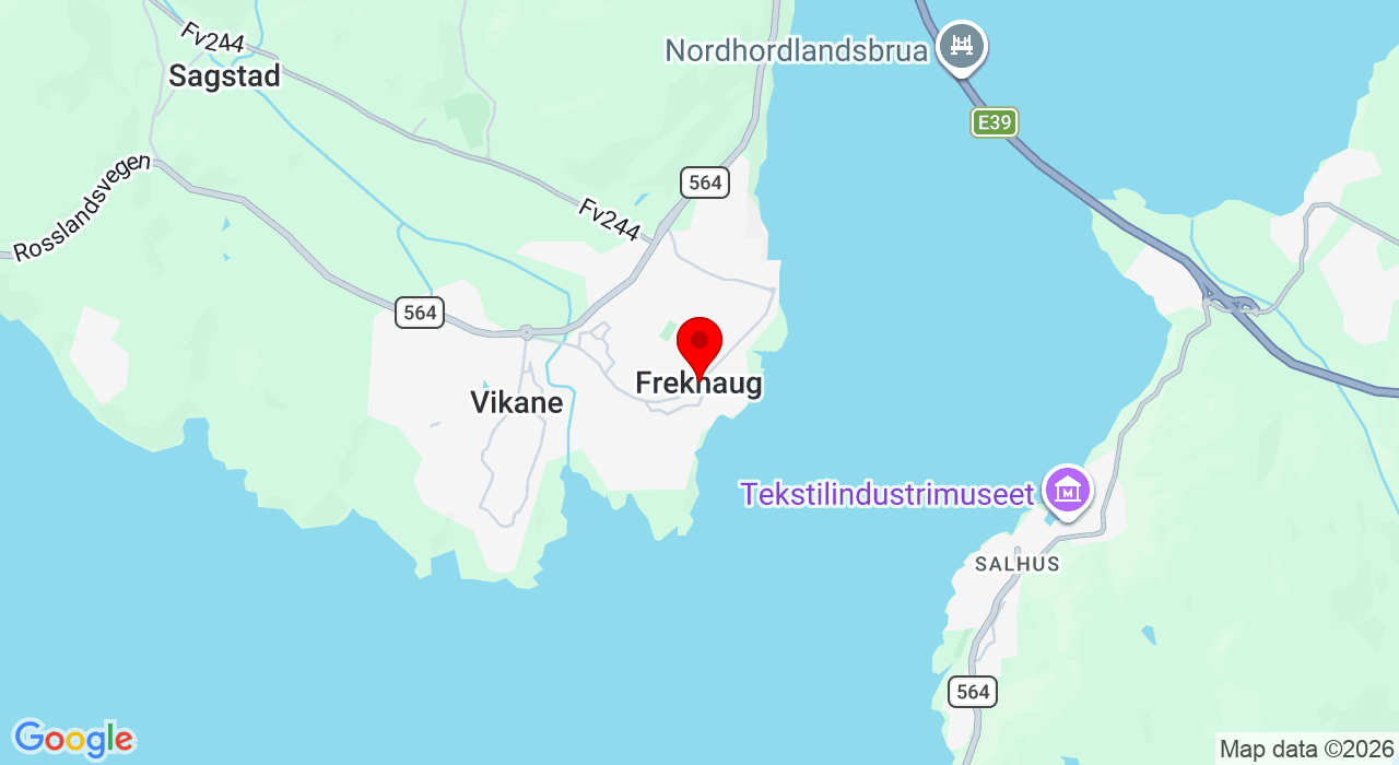 Google Map of https://www.google.com/maps/place/Flatøvegen 26,5918+Frekhaug