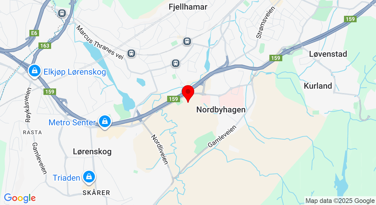 Google Map of https://www.google.com/maps/place/Sykehusveien 13,1472+Fjellhamar