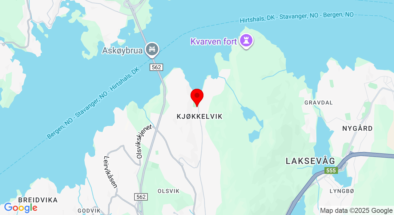 Google Map of https://www.google.com/maps/place/Brøstanesveien 1,5178+Loddefjord