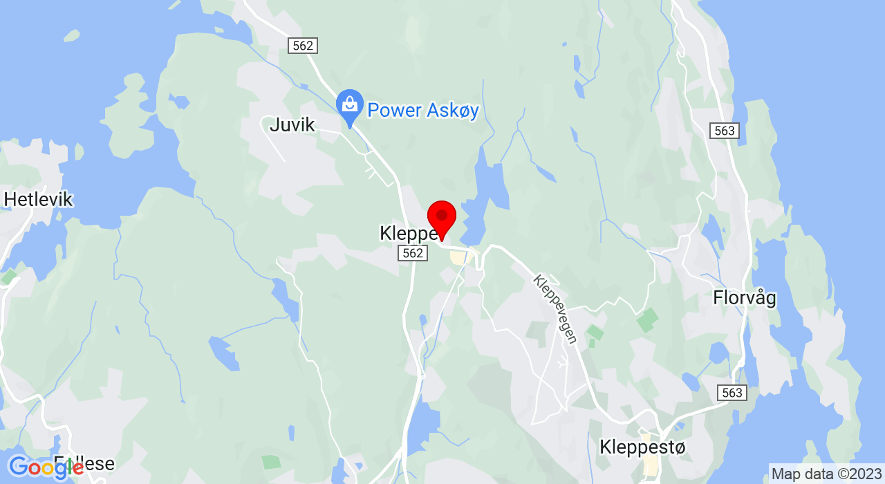 Google Map of https://www.google.com/maps/place/Kleppevegen 127,5319+KLEPPESTØ