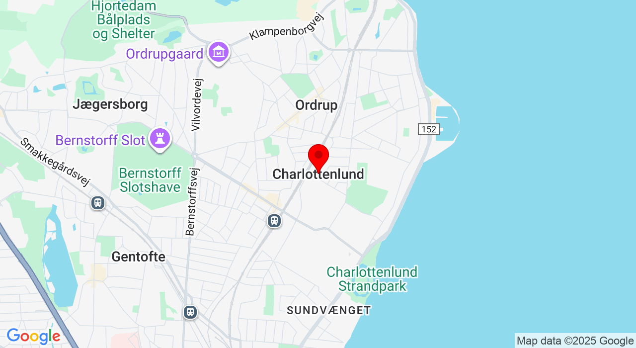 Google Map of https://www.google.com/maps/place/Charlottenlund