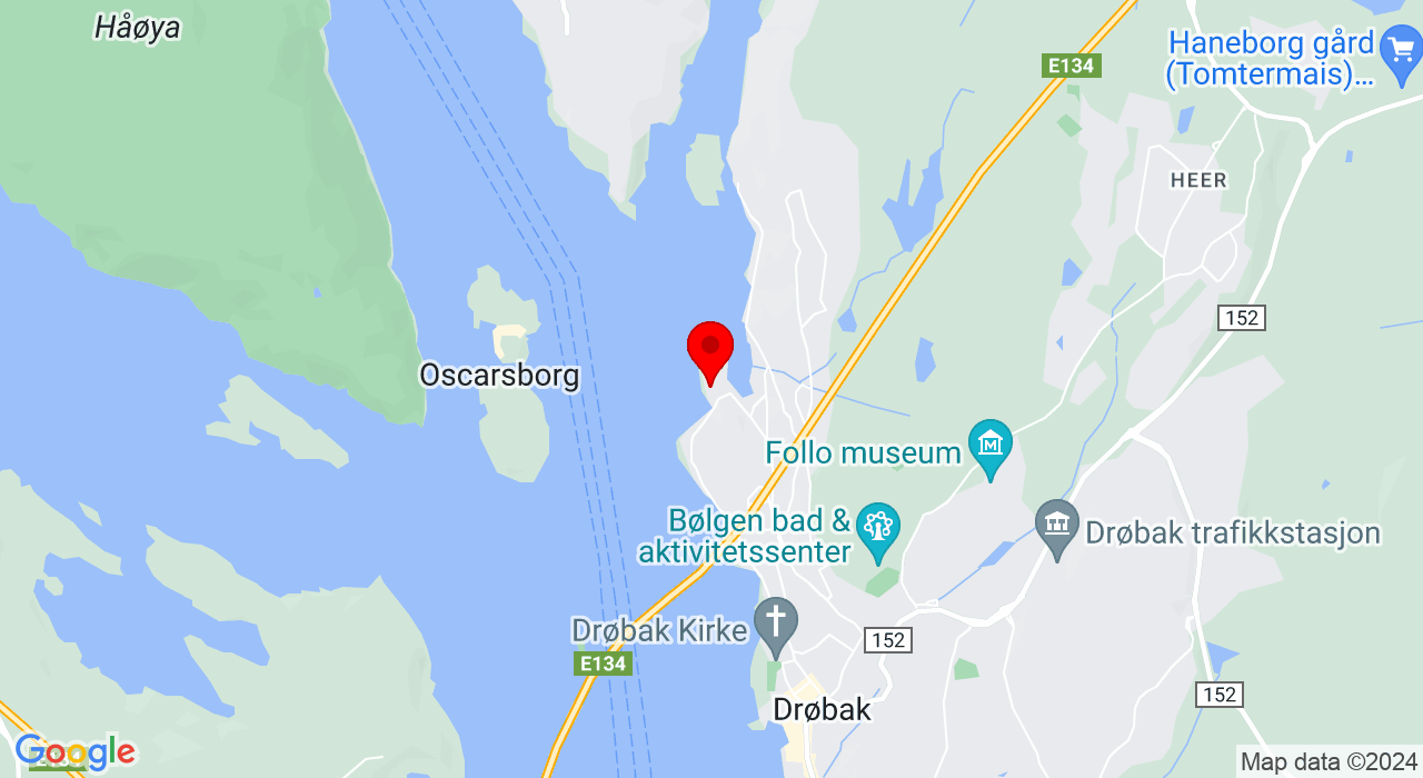 Google Map of https://www.google.com/maps/place/Husvikholmen 4,1443+Drøbak