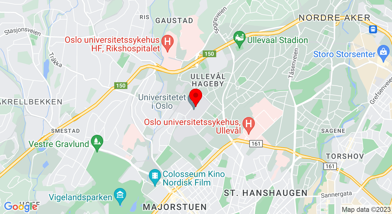 Google Map of https://www.google.com/maps/place/Blindern Athletica,Oslo