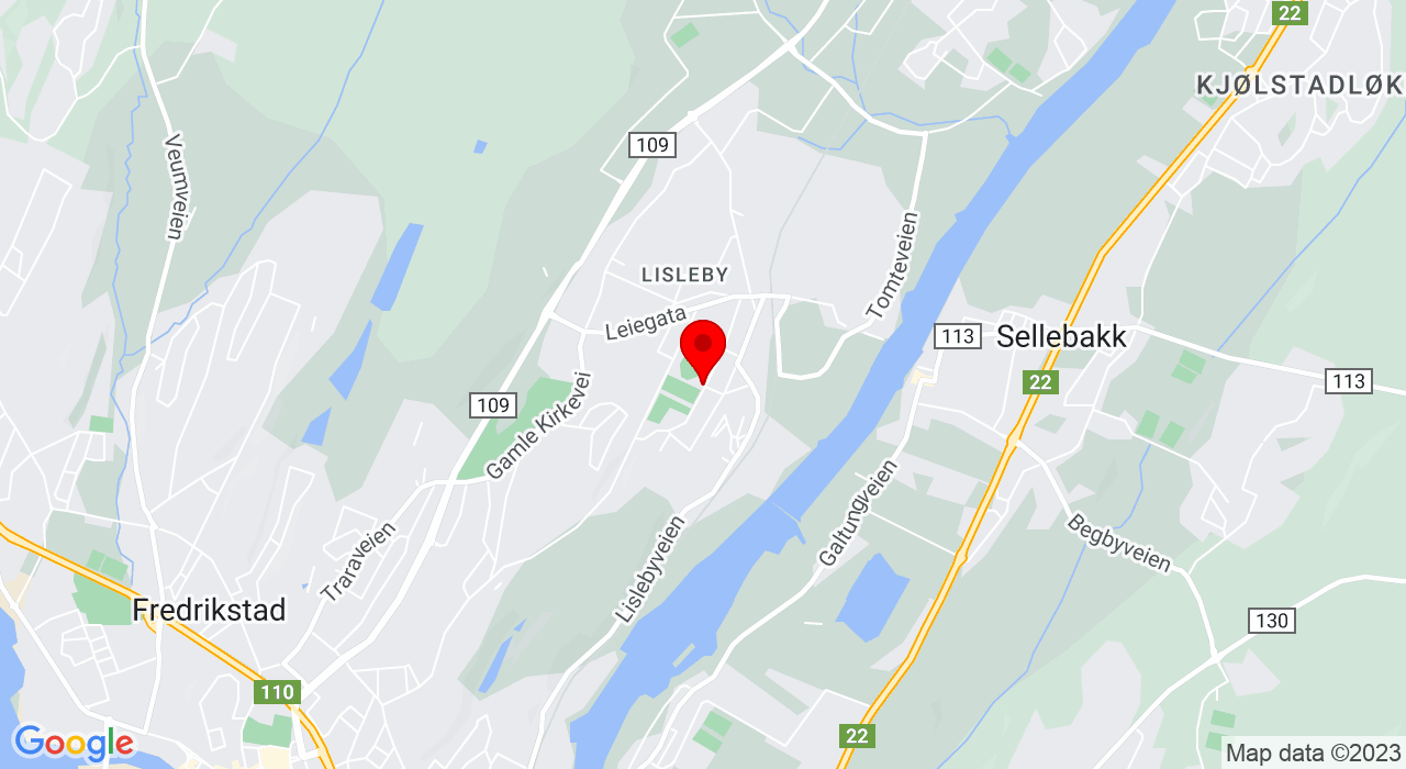 Google Map of https://www.google.com/maps/place/Sentralidrettsanlegget Svendsrudmoen (Stadion),3530+RØYSE