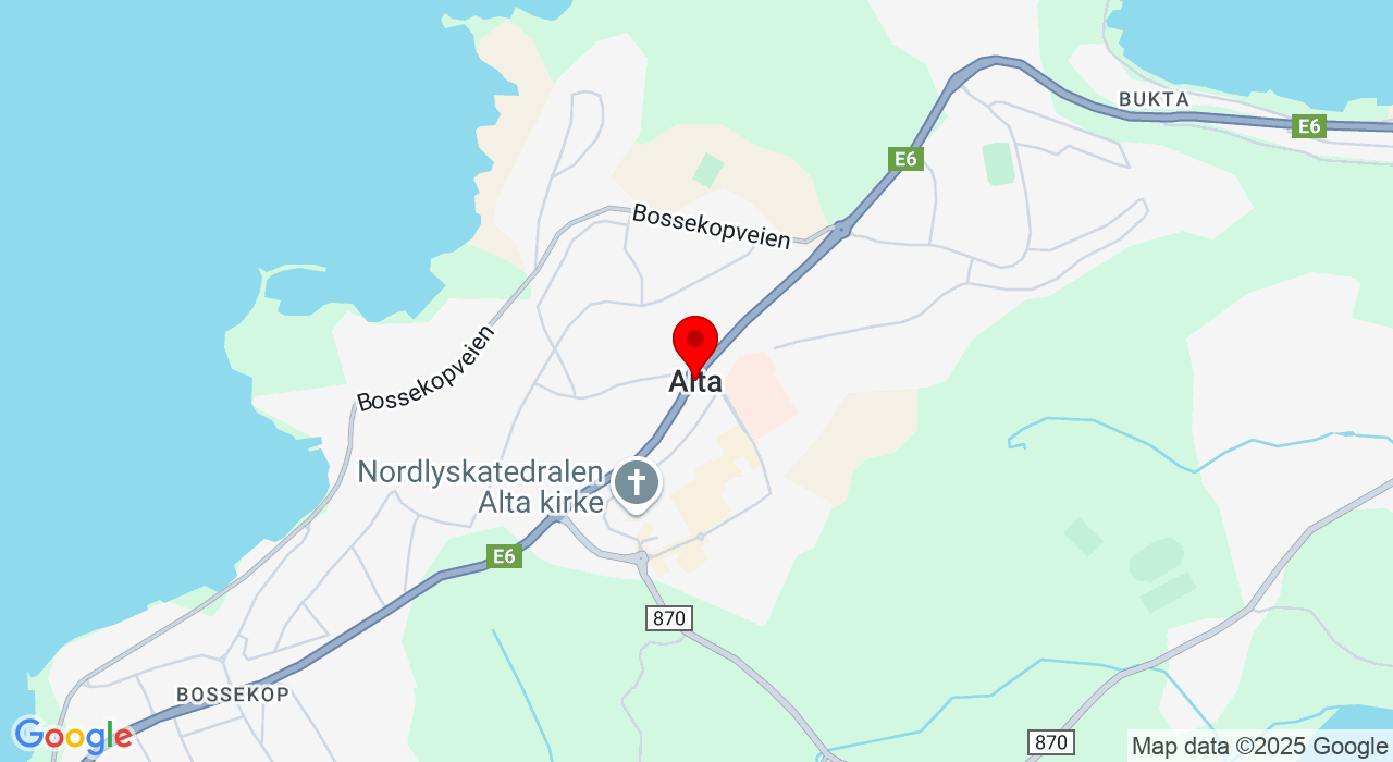 Google Map of https://www.google.com/maps/place/Thomasbakkveien 22,9513+Alta