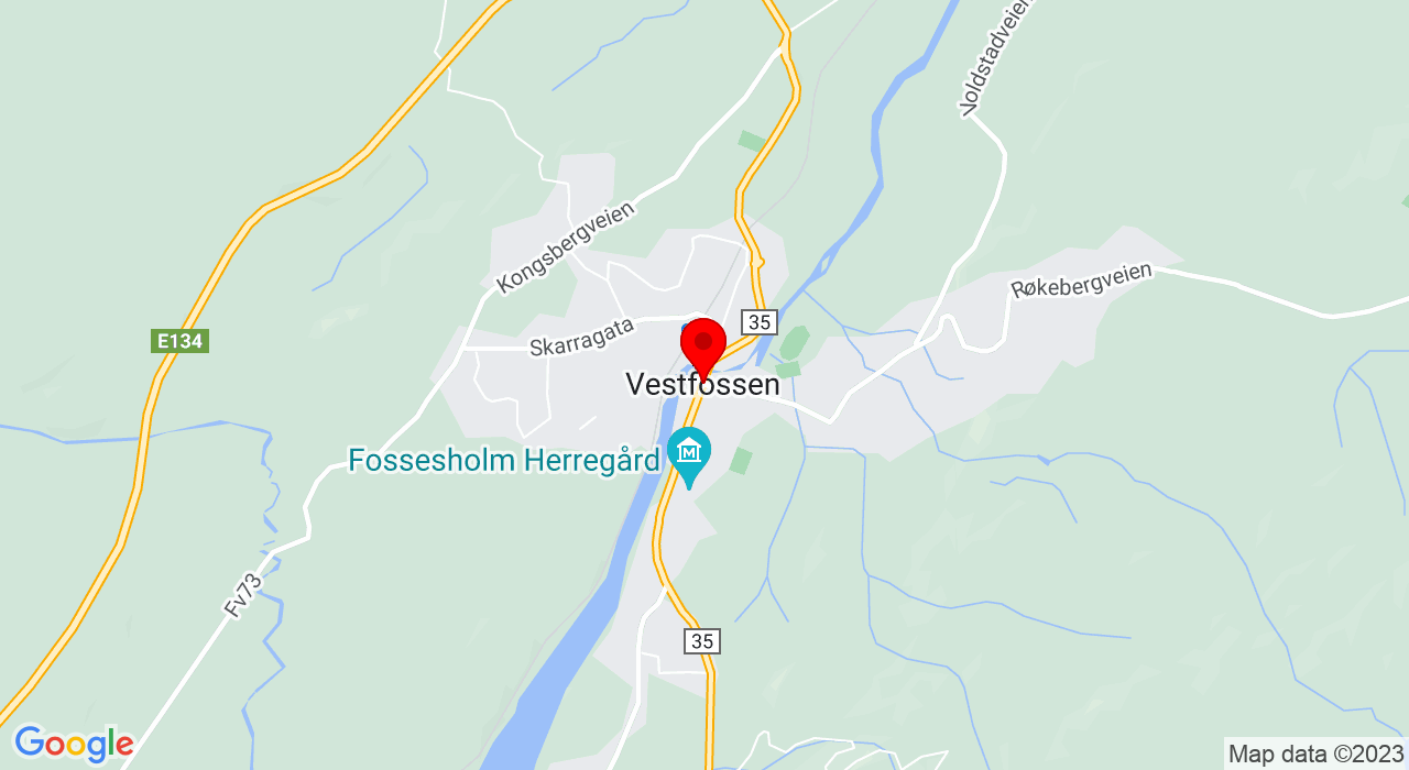 Google Map of https://www.google.com/maps/place/d Eiker padlekurs, Eikern, Vestfossen,VESTFOSSEN