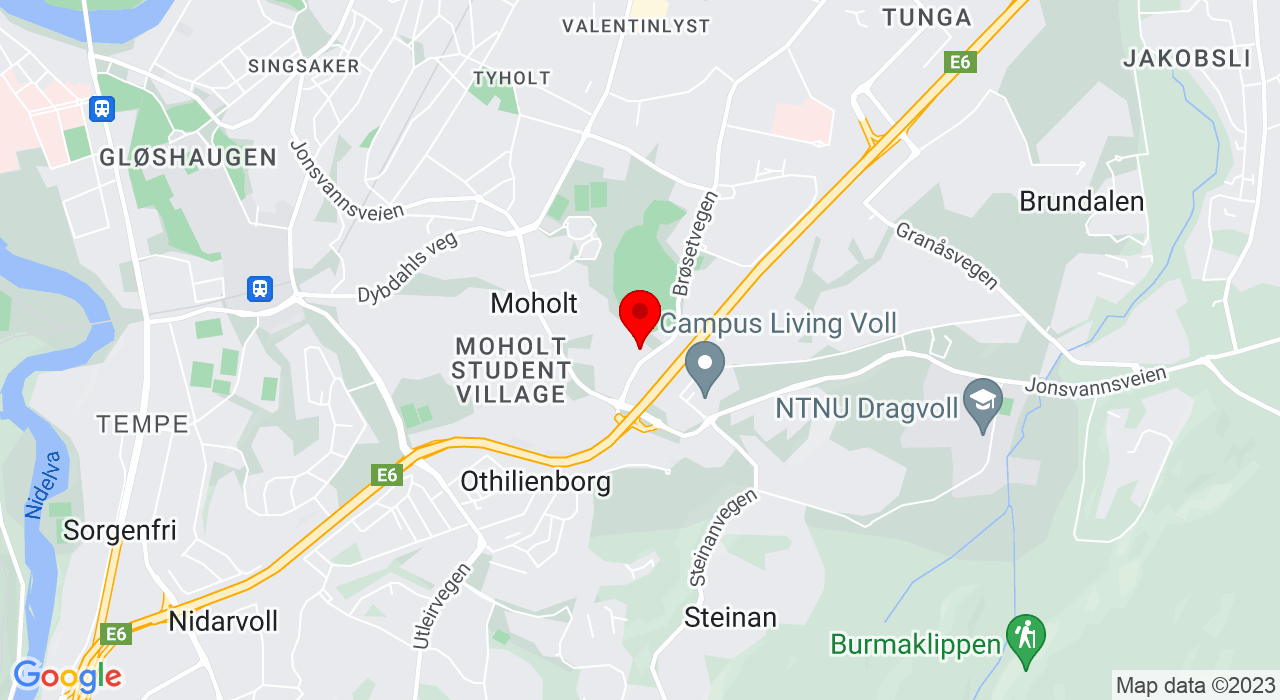 Google Map of Brøsetvegen 149,Trondheim