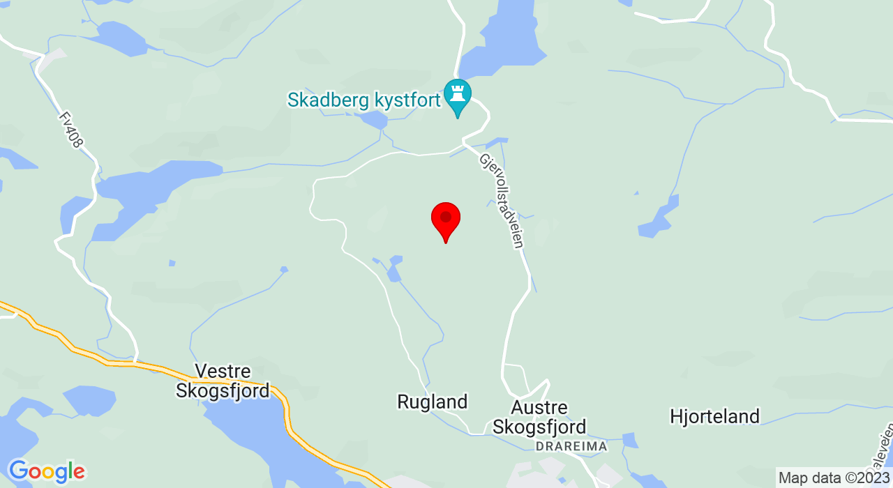 Google Map of https://www.google.com/maps/place/Rosselandsveien 46,4647+BRENNÅSEN