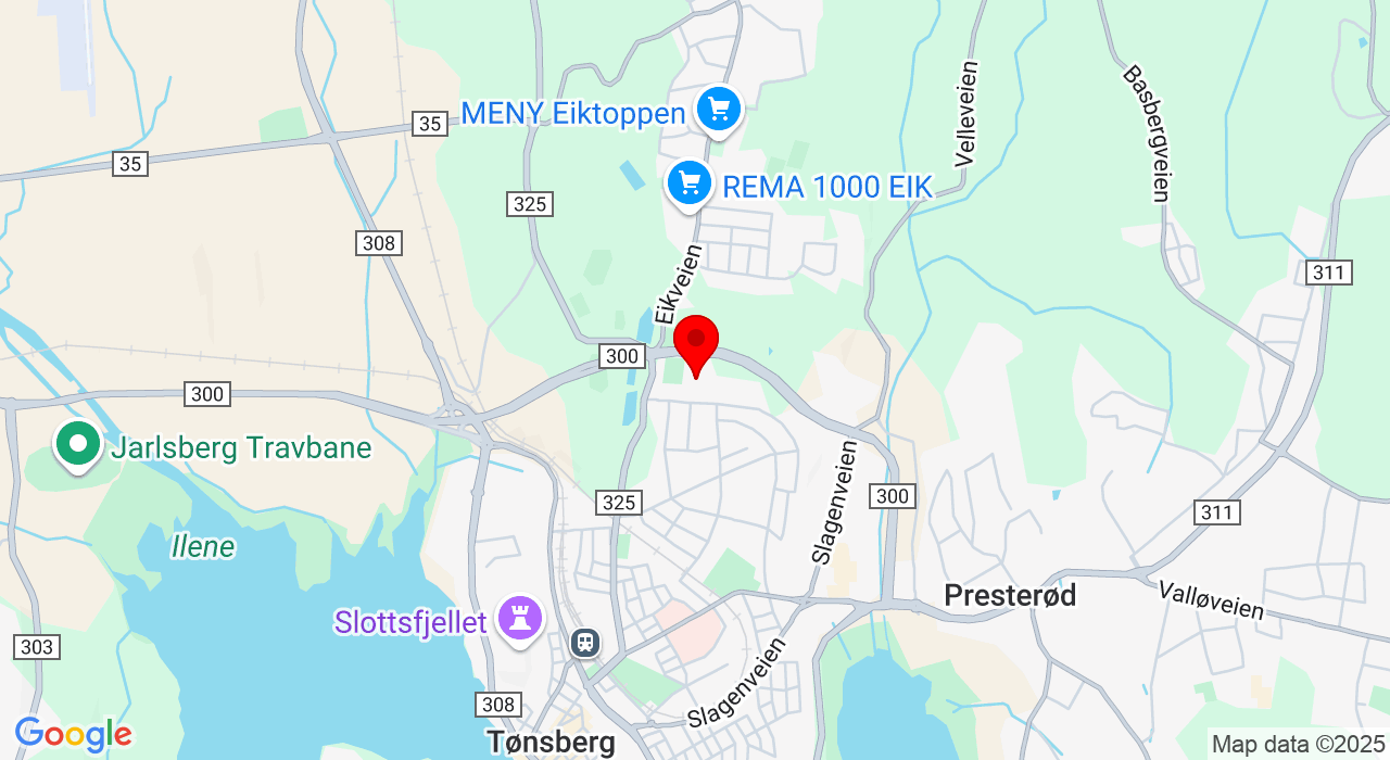Google Map of https://www.google.com/maps/place/Wergelands vei 54,3117+Tønsberg