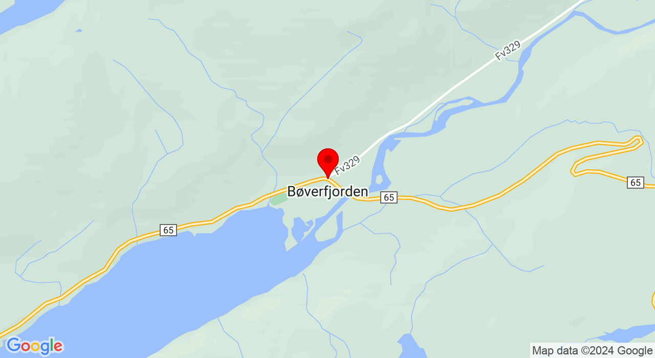 Google Map of https://www.google.com/maps/place/Bøverdalen,6650+Bæverfjord